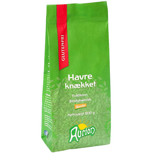 Aurion Glutenfri Knækket Havre ø Demeter