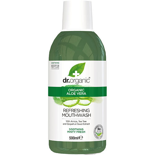 Dr  Organic Mundskyl Aloe Vera
