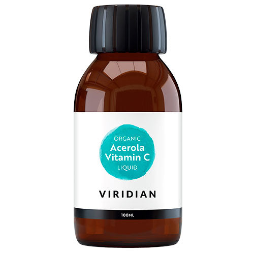 Veganskviridian Nutrition Acerola C Vitamin Flydende    økologisk