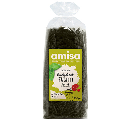 Veganskamisa Boghvede Fusilli Pasta    økologisk