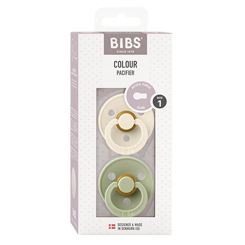 Bibs Bibs Colour Latex Size 1 Ivory Sage 2 Pack