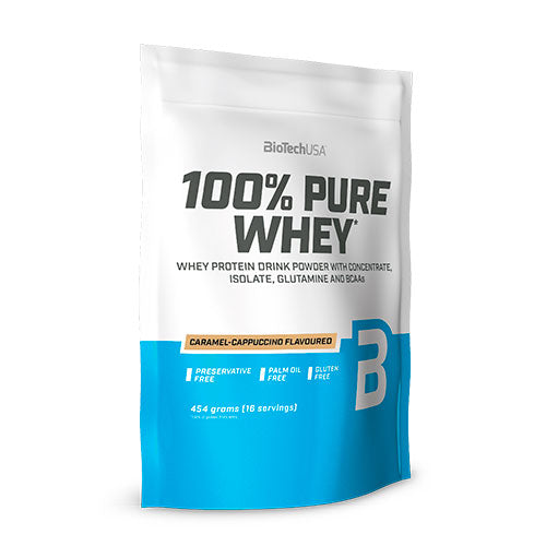 Biotechusa 100  Pure Whey Protein Pulver Caramel Cappuccino