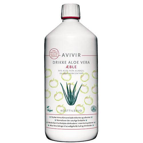 Veganskavivir Avivir Aloe Vera Drikke æble