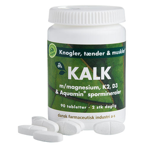 Veganskgrønne Dfi Vitaminer Kalk M  Magnesium  K2  D3   Spormineraler