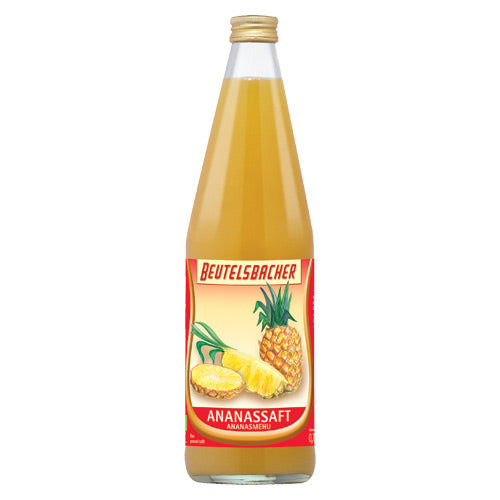 Veganskbeutelsbacher Ananassaft    økologisk