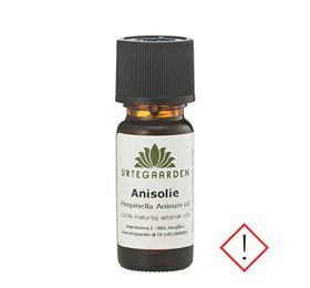 Urtegaarden Anisolie Æterisk 10 Ml - Naturlig Aroma til Mad
