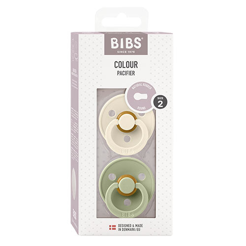 Bibs Bibs Colour Latex Size 2 Ivory Sage 2 Pack