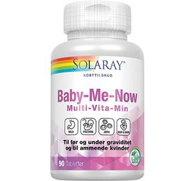 Solaray Baby Me Now Multivitamin  Bull  90 Tab  Datovare 09 25
