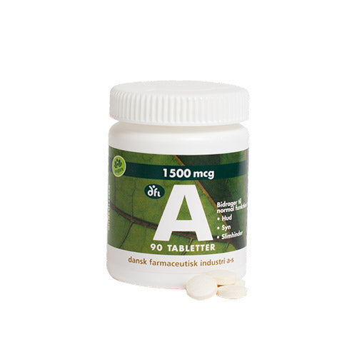Veganskgrønne Dfi Vitaminer A Vitamin 1500 Mcg  5000 Ie