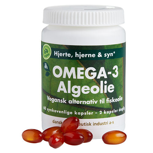 Veganskgrønne Dfi Vitaminer Omega 3 Algeolie