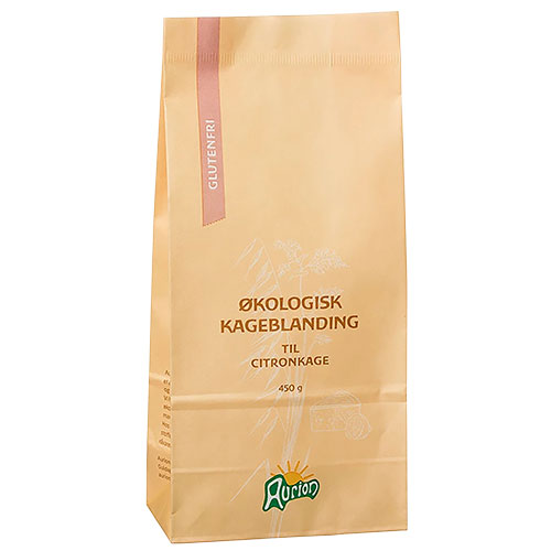 Aurion Citronkageblanding Glutenfri    økologisk