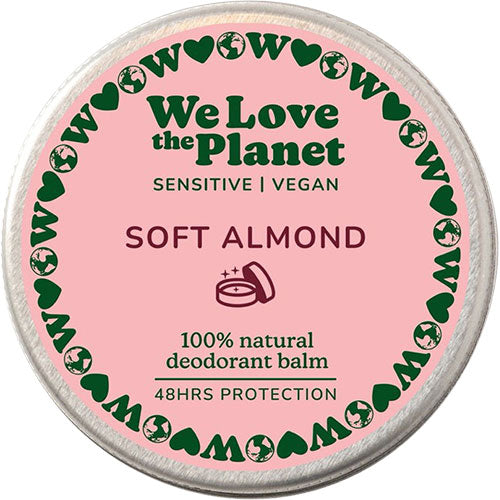 Veganskwe Love The Planet Deodorant Balm Soft Almond Sensitive