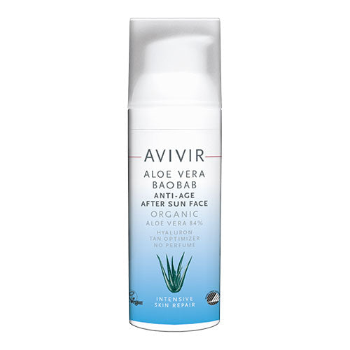 Veganskavivir Avivir Aloe Vera Baobab Anti Age After Sun Face