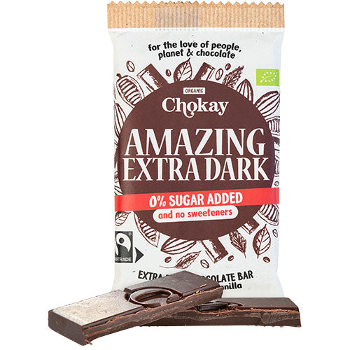 Veganskchokay Bar Amazing Extra Dark    økologisk