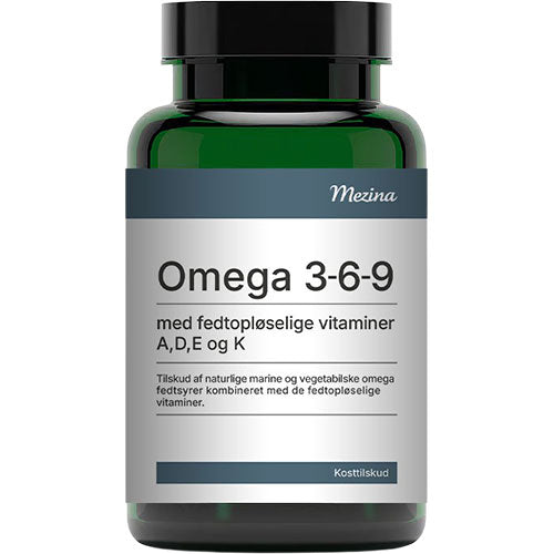 Mezina Omega 3 6 9 med Vitamin Adek - Sundhedstilskud