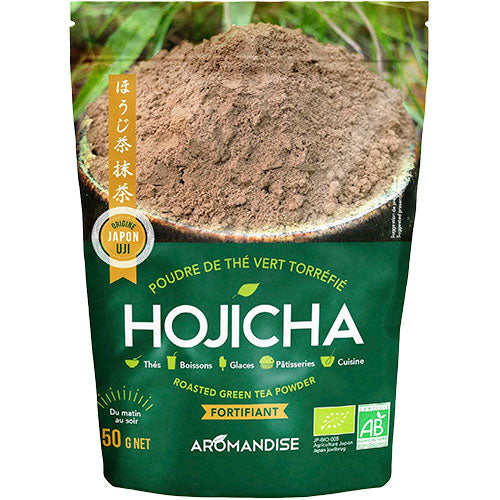 Aromandise Hojicha Grøn Te Pulver    økologisk