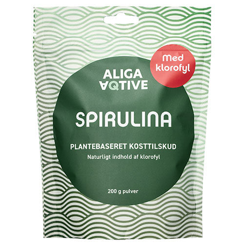 Veganskaliga Aqtive Spirulina Pulver