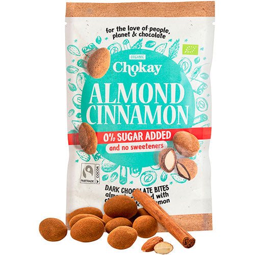 Veganskchokay Snack Bite Almond Cinnamon    økologisk