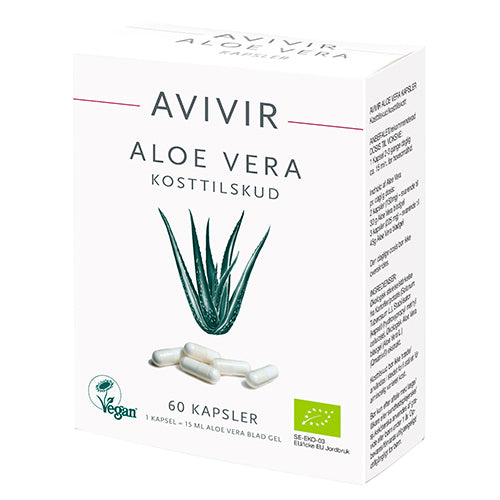 Veganskavivir Aloe Vera Kapsler    økologisk