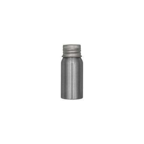 Aluminium Flaske 15 Ml Med Låg  Lakbelagt Indvendig Og Udvendig  Letvægts  Tæt Skumgummipude   Hedenhus