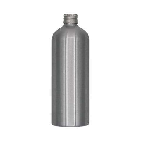 Aluminium Flaske 500 Ml Med Låg Letvægts 19 Cm Højde 6 Cm Diameter Hedenhus Belagt Tætsluttende Låg Egnet Til Væsker