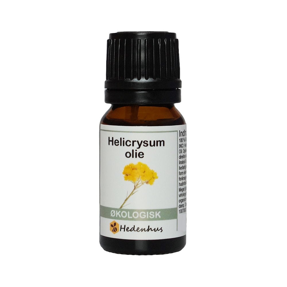 æterisk Olie Helichrysum  Immortelle  økologisk 5 Ml   Hedenhus   Hudpleje  Aromaterapi