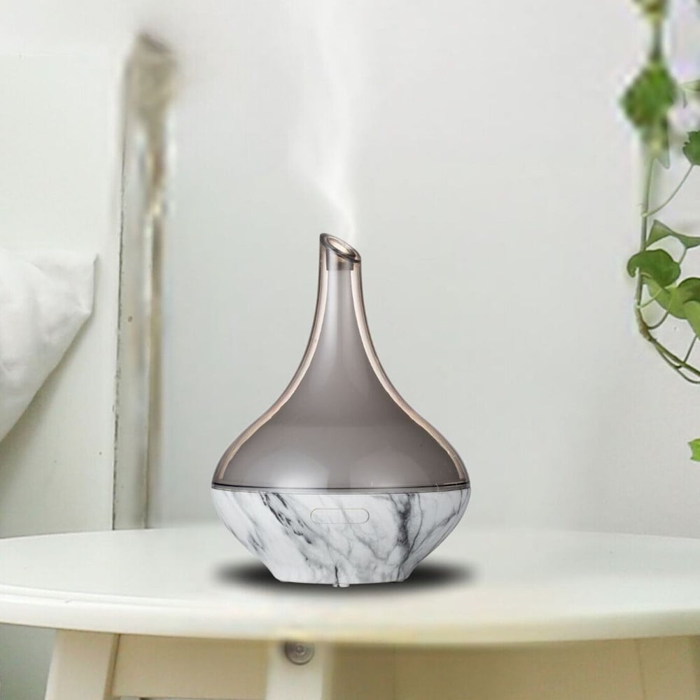 Aroma Forstøver Diffuser Med Ultralyd  200 Ml  Kompakt Design  Justerbare Lys   Hedenhus Hestia   Kold Tåge  Let At Betjene