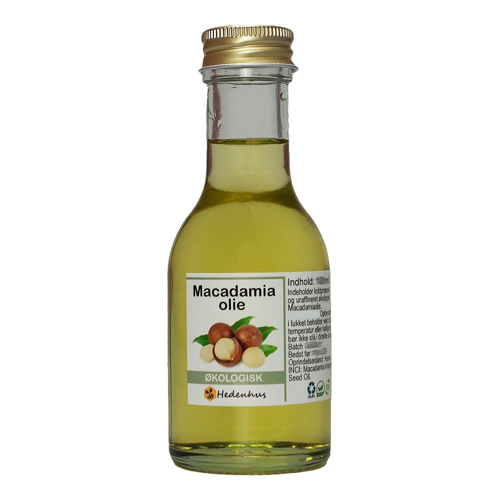 Macadamiaolie økologisk Koldpresset 2 5 Liter Absorberende Fugtgivende Rig På Omega 7 Antioxidanter Hedenhus