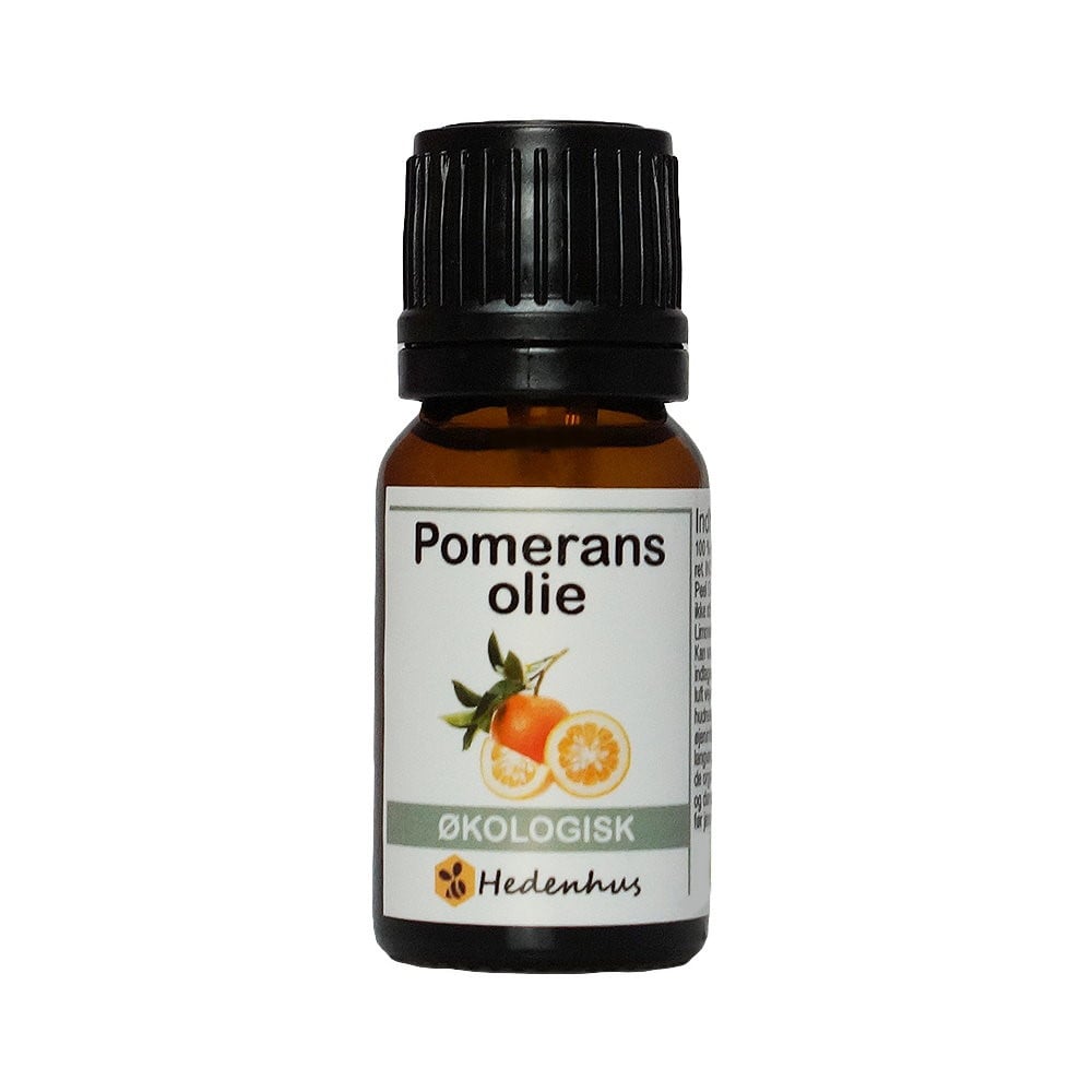 æterisk Pomeransolie økologisk 10 Ml   Koldpresset Citrus Aurantium  Citrusduft   Hedenhus   Velegnet Til Hudpleje  Aromaterapi