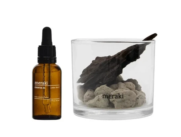 Meraki Duftfrisker Sæt  Mklavastone   Wood   Amber Dust  30ml