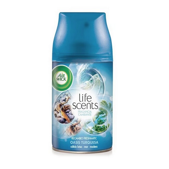 Airwick   Freshmatic Air Freshener Refill Spray Oasis Turquoise   250 Ml