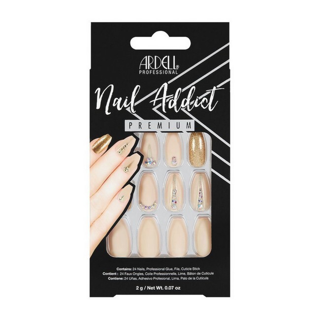 Ardell   Nail Addict Nude Jeweled