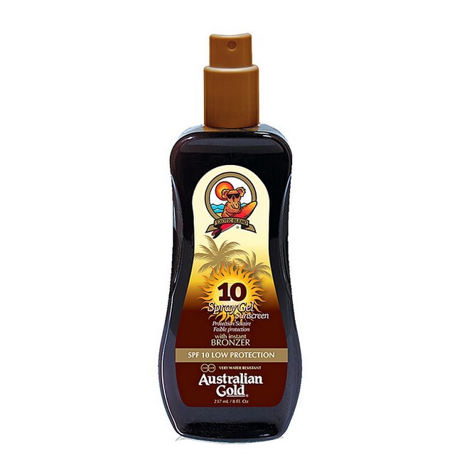 Australian Gold   Spray Gel Sunscreen Spf10   237 Ml