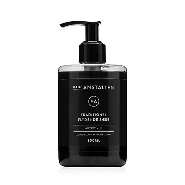 Badeanstalten   Traditionel Flydende Sæbe Aktivt Kul   300 Ml