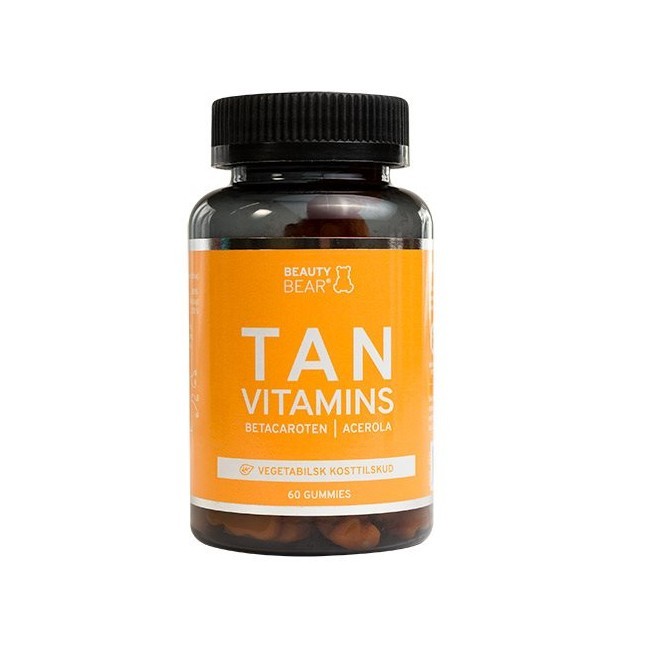 Beauty Bear   Tan Vitamins Gummies 60 Stk