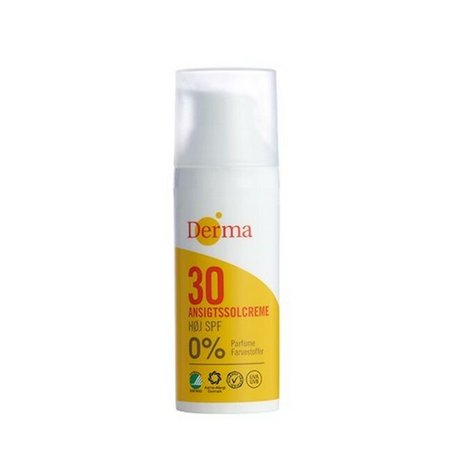 Derma   Ansigtssolcreme Spf 30   50 Ml