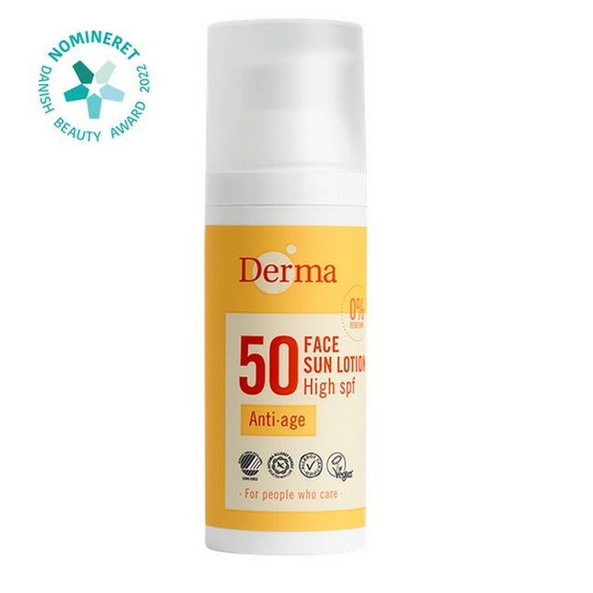 Derma   Ansigtssolcreme Spf 50   50 Ml