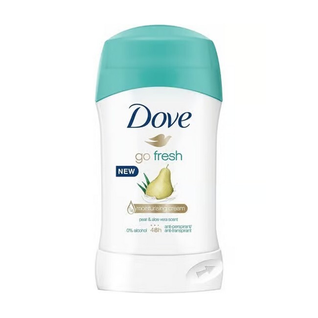 Dove   Deodorant Stick Pear   Aloe Vera Anti Perspirant   40 Ml