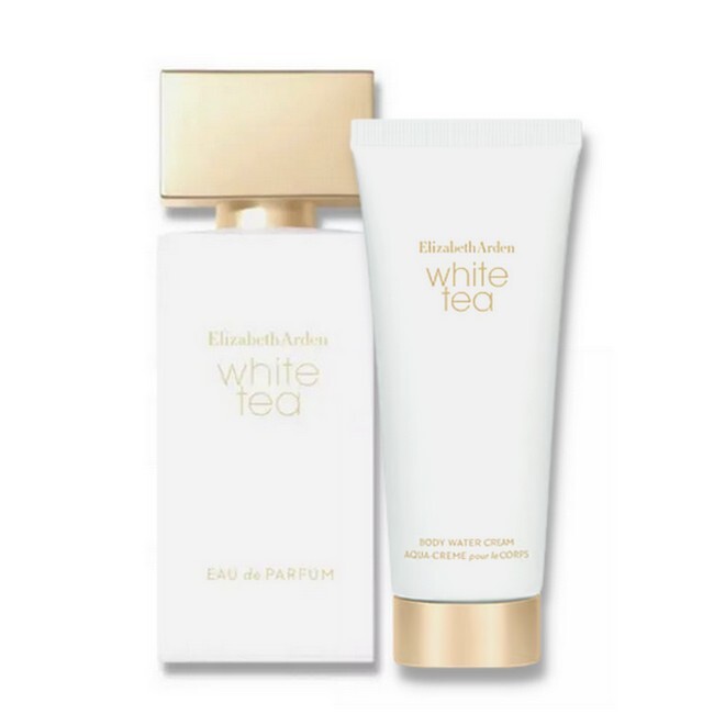 Elizabeth Arden   White Tea Eau De Parfum Sæt   100 Ml Edp   Body Lotion