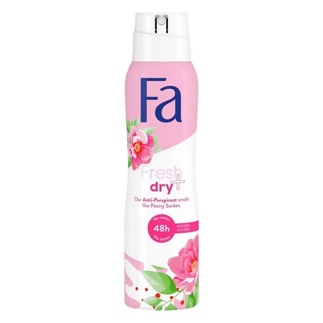 Fa   Peony Fresh   Dry Anti Perspirant Deodorant Spray   150 Ml