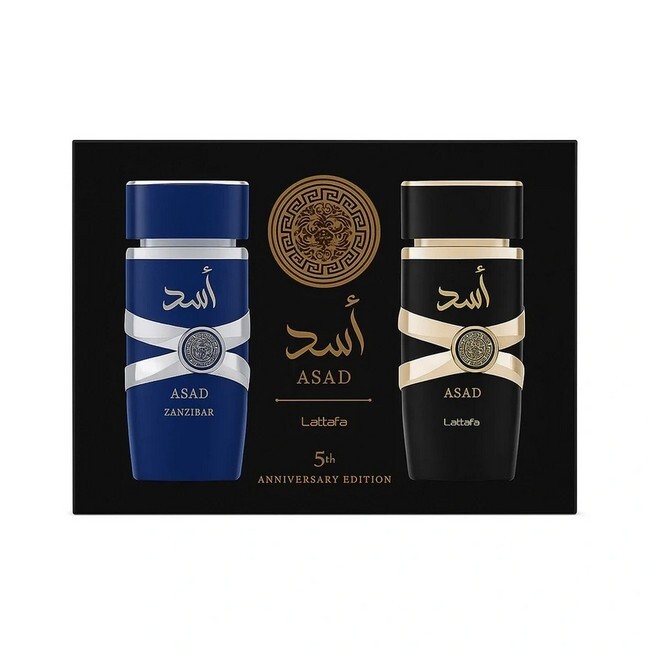 Lattafa Perfumes   Asad   Zanzibar Gaveæske   2 X 100 Ml
