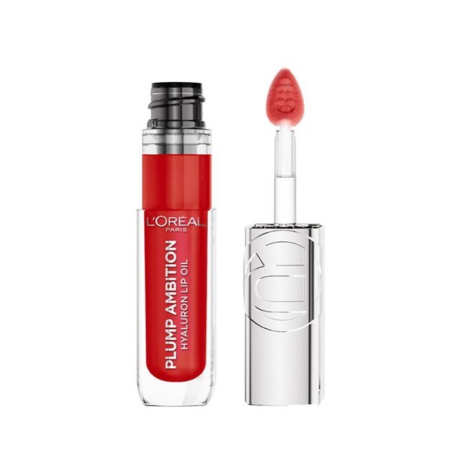 Loreal   Plump Ambition Hyaluron  Lip Oil 308 Rouge In Love