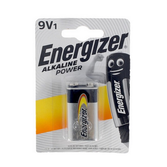 Mix   Energizer Alkaline Power Batteri 9v 6lr   61   1 Stk