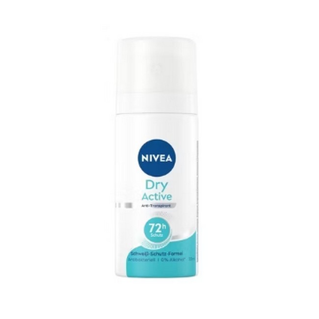 Nivea   Dry Active Deodorant Spray   35 Ml   Travel Size