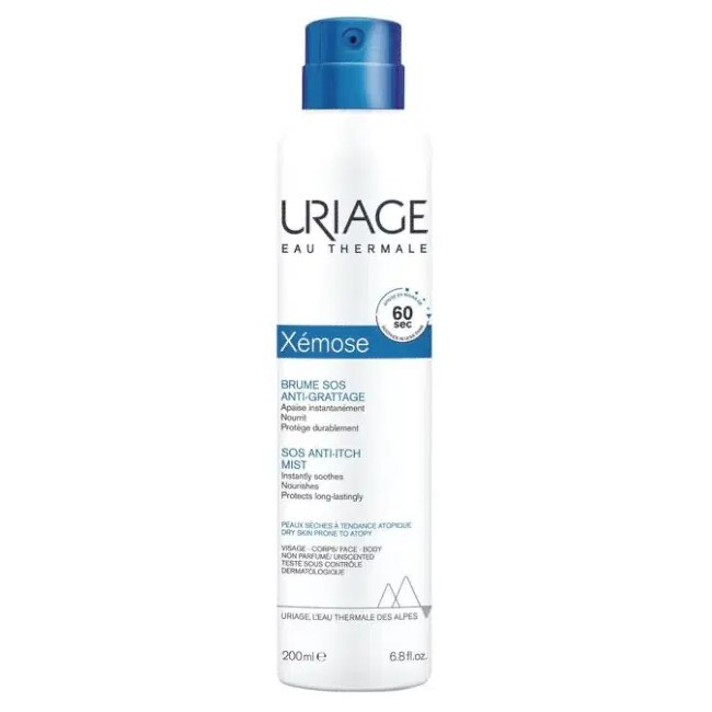 Uriage   Xemose C8  Sos Anti Itch Mist   200 Ml