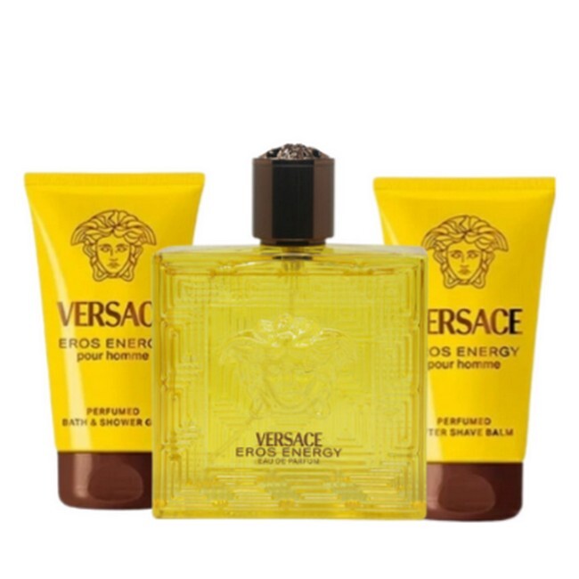 Versace   Eros Energy Eau De Parfum Sæt 50 Ml   Showergel   Aftershave