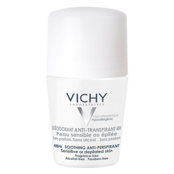 Vichy   Deodorant Soothing Sensitive Antiperspirant Roll On 48 H   50 Ml