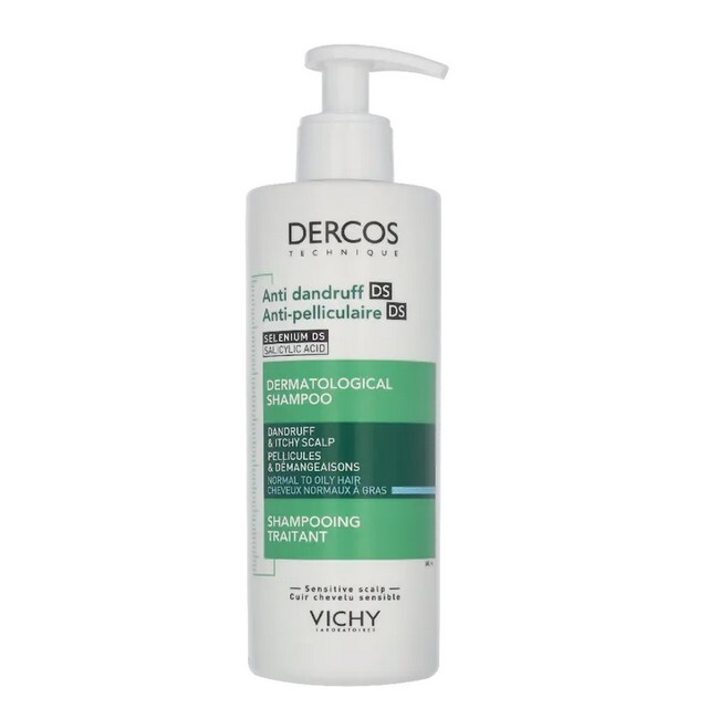 Vichy   Dercos Anti Dandruff Shampoo Normal   Oily Hair   390 Ml