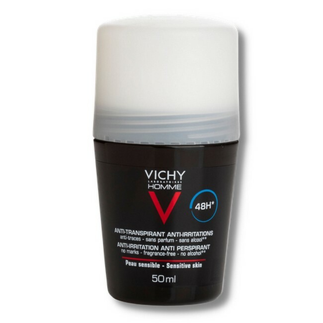 Vichy   Homme Antiperspirant Deo Roll On 48h   50 Ml