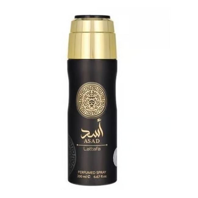 Lattafa Perfumes   Asad Deodorant Spray   200 Ml